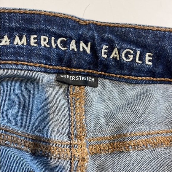 American Eagle Super Stretch Hi-Rise Skinny Super Stretch Jeans Size 4 Long Blue - Picture 6 of 9
